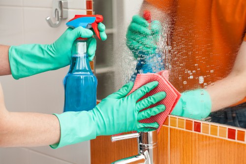 Finished carpet cleaning service with fresh, tidy flooring
