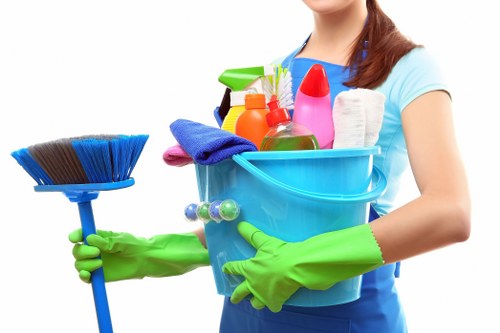 Local cleaners carrying out a detailed deep clean in SE3