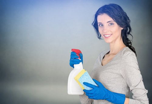 Commercial stain treatment for a customer-facing space in SE3